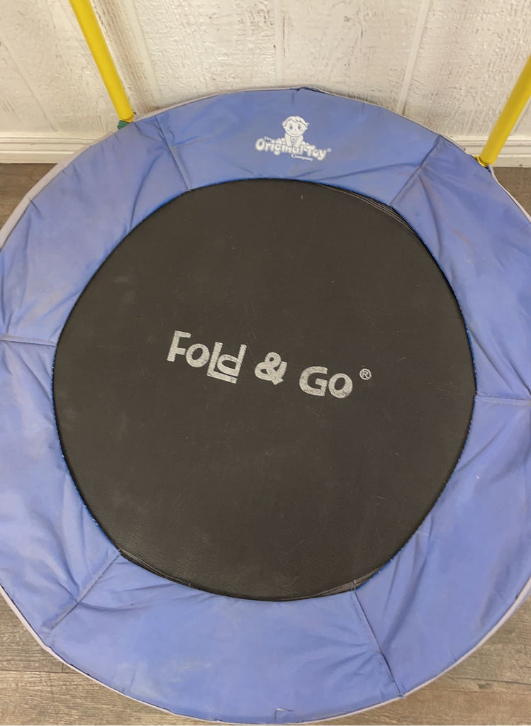 The Original Toy Company Fold & Go Trampoline