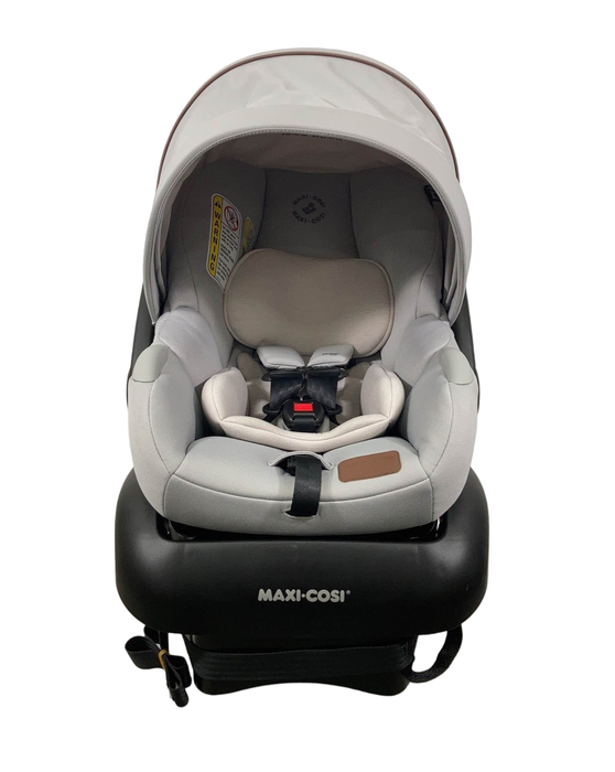 used Maxi-Cosi Zelia2 Luxe Travel System, network sand, 2023