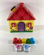 used Melissa & Doug Blue's Clues & You! Wooden Take-Along House