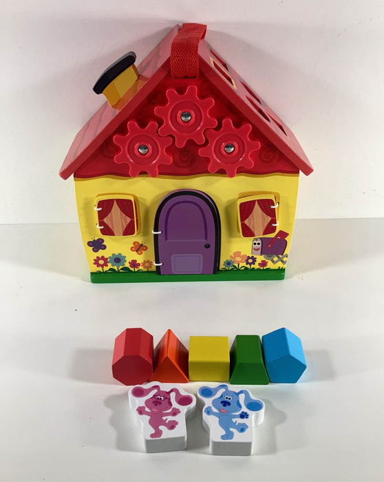 used Melissa & Doug Blue's Clues & You! Wooden Take-Along House