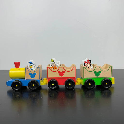 used Melissa & Doug Mickey Mouse & Friends Wooden Train Toy