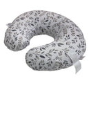 used Boppy Nursing and Infant Support Pillow, Grey Taupe Leaves