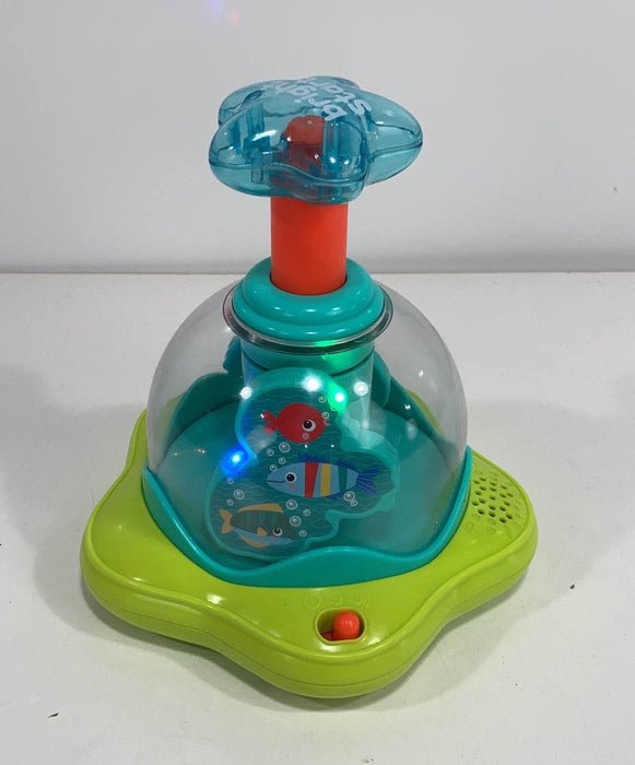 used Bright Starts Press & Glow Spinner