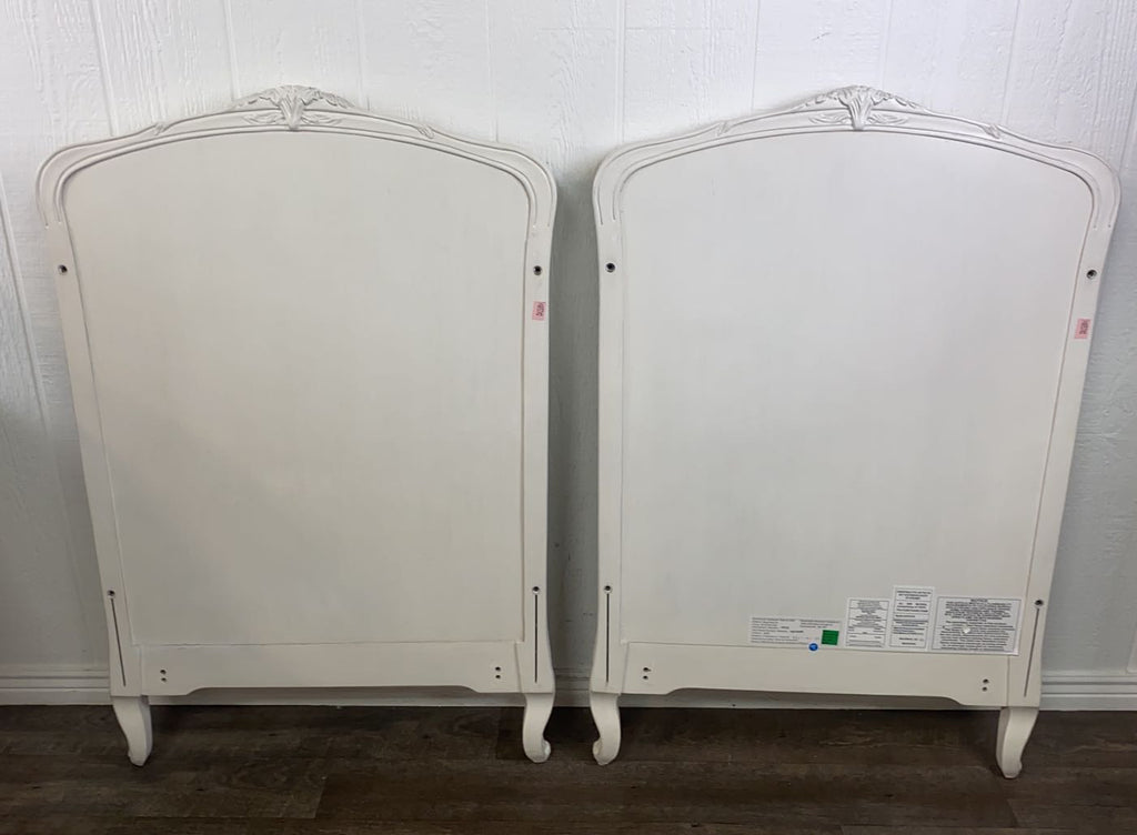 Restoration Hardware Baby & Child Colette Tufted Crib, White, With New