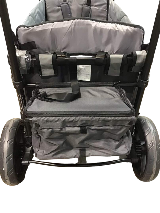 used Wonderfold X2 Push + Pull Double Stroller Wagon, 2021, Stone Gray