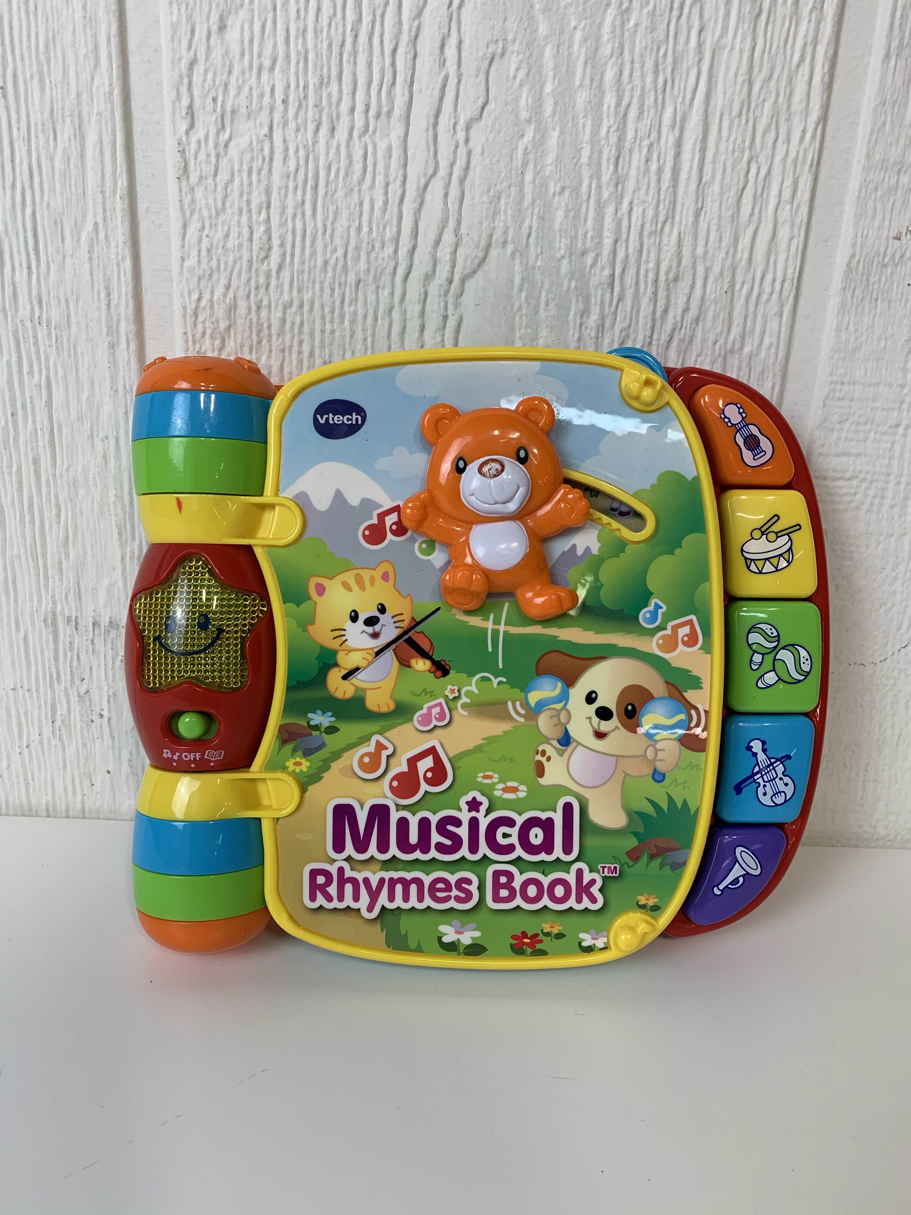 Vtech Musical Rhymes Book Nursery Electronic WORKS Learning Toy Musical Kids