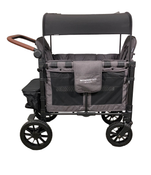 secondhand Wonderfold W2 Luxe Multifunctional Double Stroller Wagon, Charcoal Gray, 2023