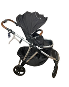 secondhand Mockingbird Single to Double Stroller, 2020, Silver with Black Leather, Windowpane, Black