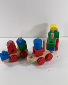 used Melissa & Doug Stacking Train Toddler Toy