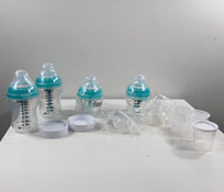 secondhand Tommee Tippee Advanced Anti Colic Newborn Baby Bottle Feeding Starter Set - HIDDEN NEEDS PHOTOS