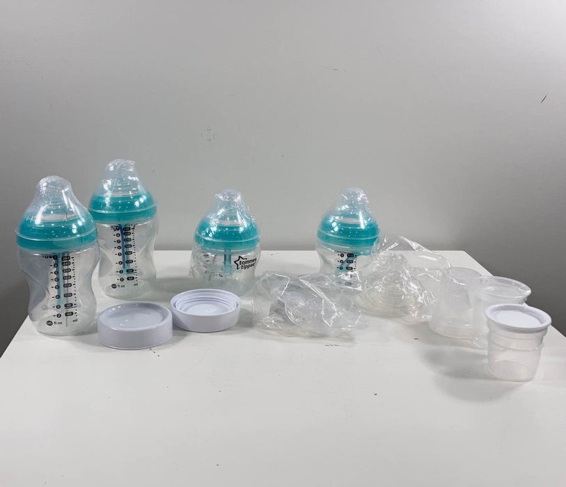 secondhand Tommee Tippee Advanced Anti Colic Newborn Baby Bottle Feeding Starter Set - HIDDEN NEEDS PHOTOS