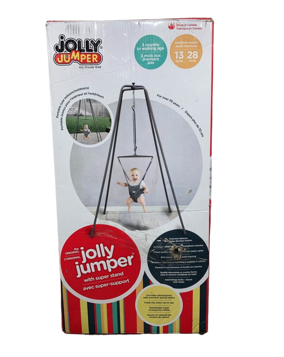 secondhand Jolly Jumper Baby Jumper With Super Stand