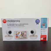 used Motorola 5” Portable Video Baby Monitor, With Two Cameras