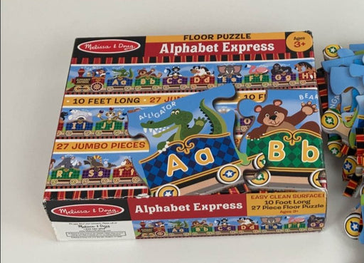 secondhand Melissa & Doug Floor Puzzle, Alphabet Express