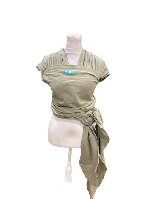 used Moby Wrap Baby Carrier, Pear