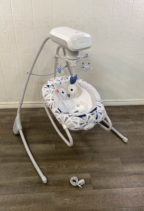 used Fisher Price 2-in-1 Deluxe Cradle 'n Swing