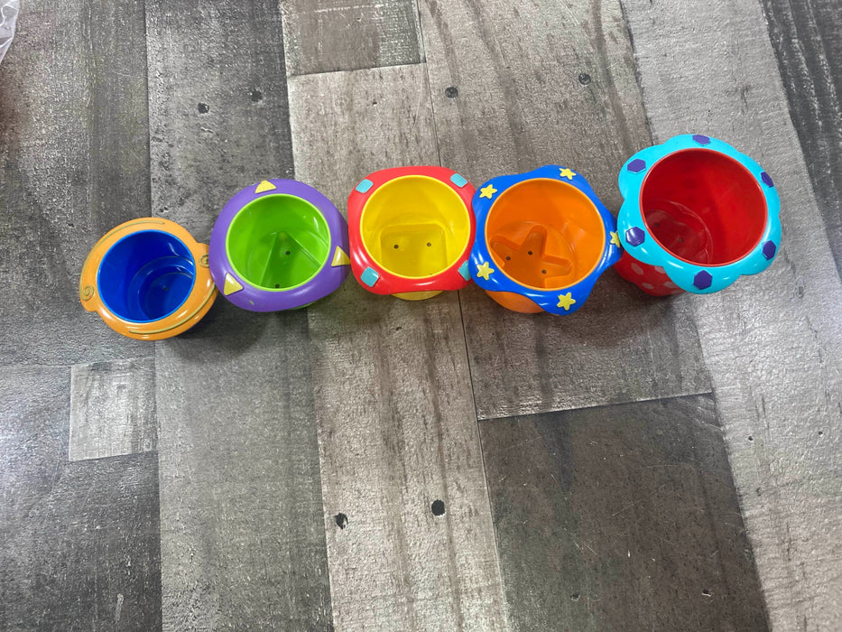 secondhand Nuby Splish Splash Stacking Cups