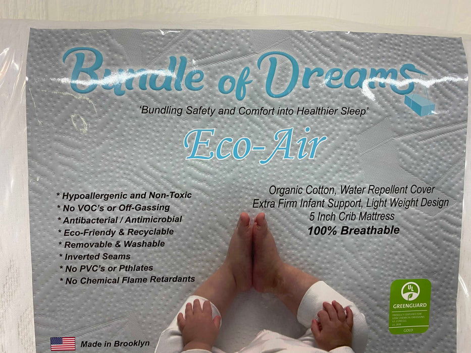 secondhand Bundle of Dreams Eco-Air Crib Mattress