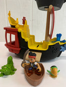 secondhand Fisher Price Disney Jake And The Neverland Pirates Hook’s Jolly Roger Ship