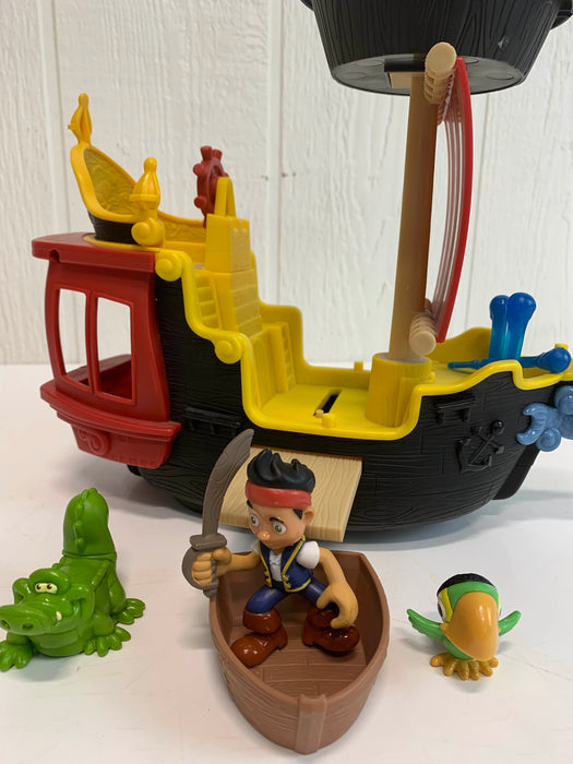 secondhand Fisher Price Disney Jake And The Neverland Pirates Hook’s Jolly Roger Ship
