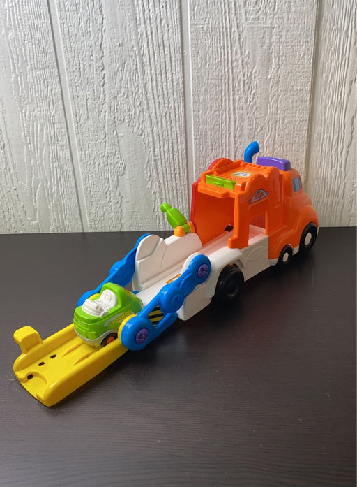 secondhand VTech Go! Go! Smart Wheels Deluxe Car Carrier