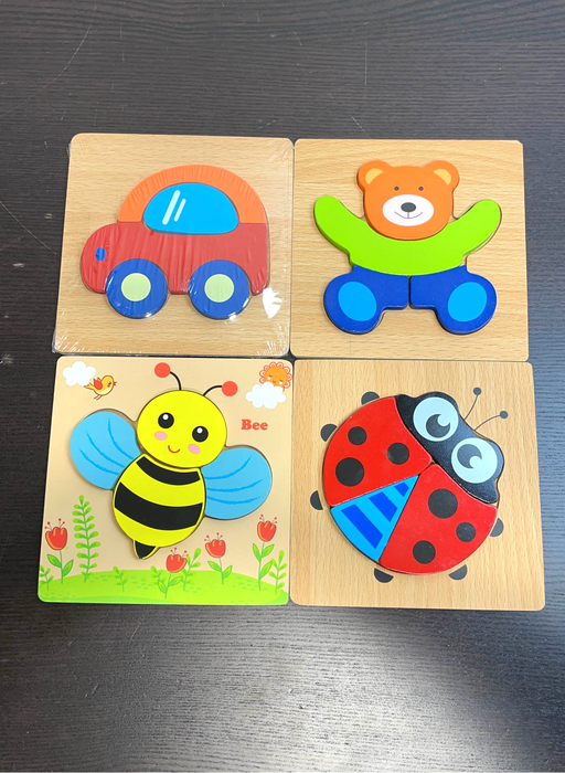 used BUNDLE Wooden Puzzles