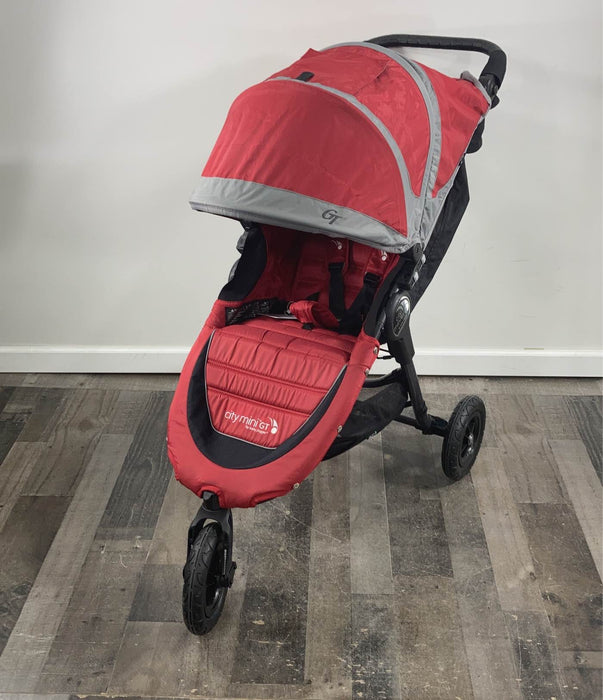 used Baby Jogger City Mini GT Single Stroller, 2018, Crimson