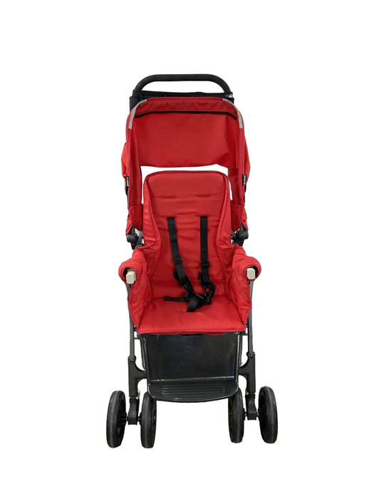 secondhand Joovy Caboose Ultralight Graphite Stroller, 2015, Red