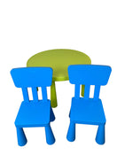 secondhand IKEA MAMMUT Children’s Table With Chairs, Round