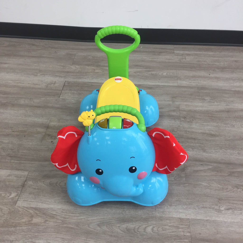 Fisher price shops 3 in 1 elephant ride on