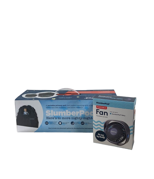 used SlumberPod 3.0 Sleep Canopy with Fan, Navy