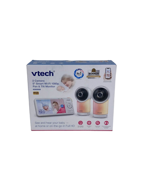 VTech 2 Camera 5 Smart Wi-Fi 1080p Pan & Tilt Video Monitor