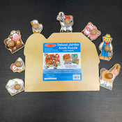 secondhand Melissa & Doug Jumbo Knob Puzzle Set, Shapes and Barn