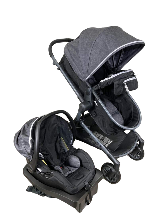 used Evenflo Pivot Vizor Travel System, 2023, Chase Black