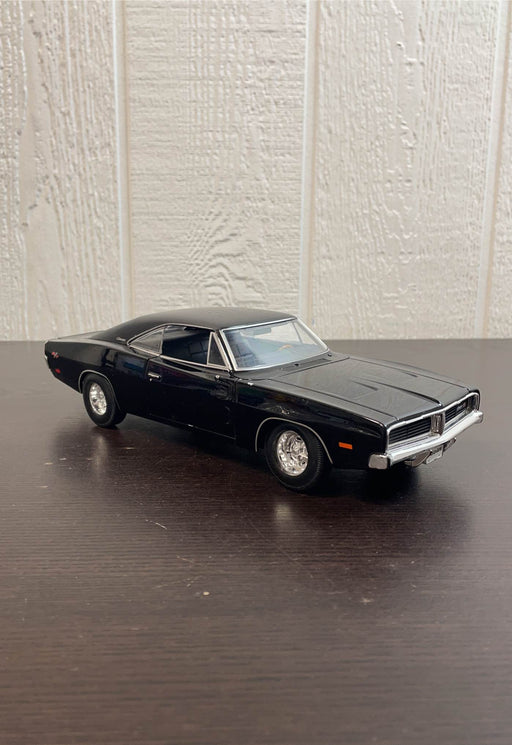 used Maisto 1969 Dodge Charger R/T Black 1/18 Diecast Model Car