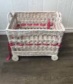 used Wicker Basket Storage