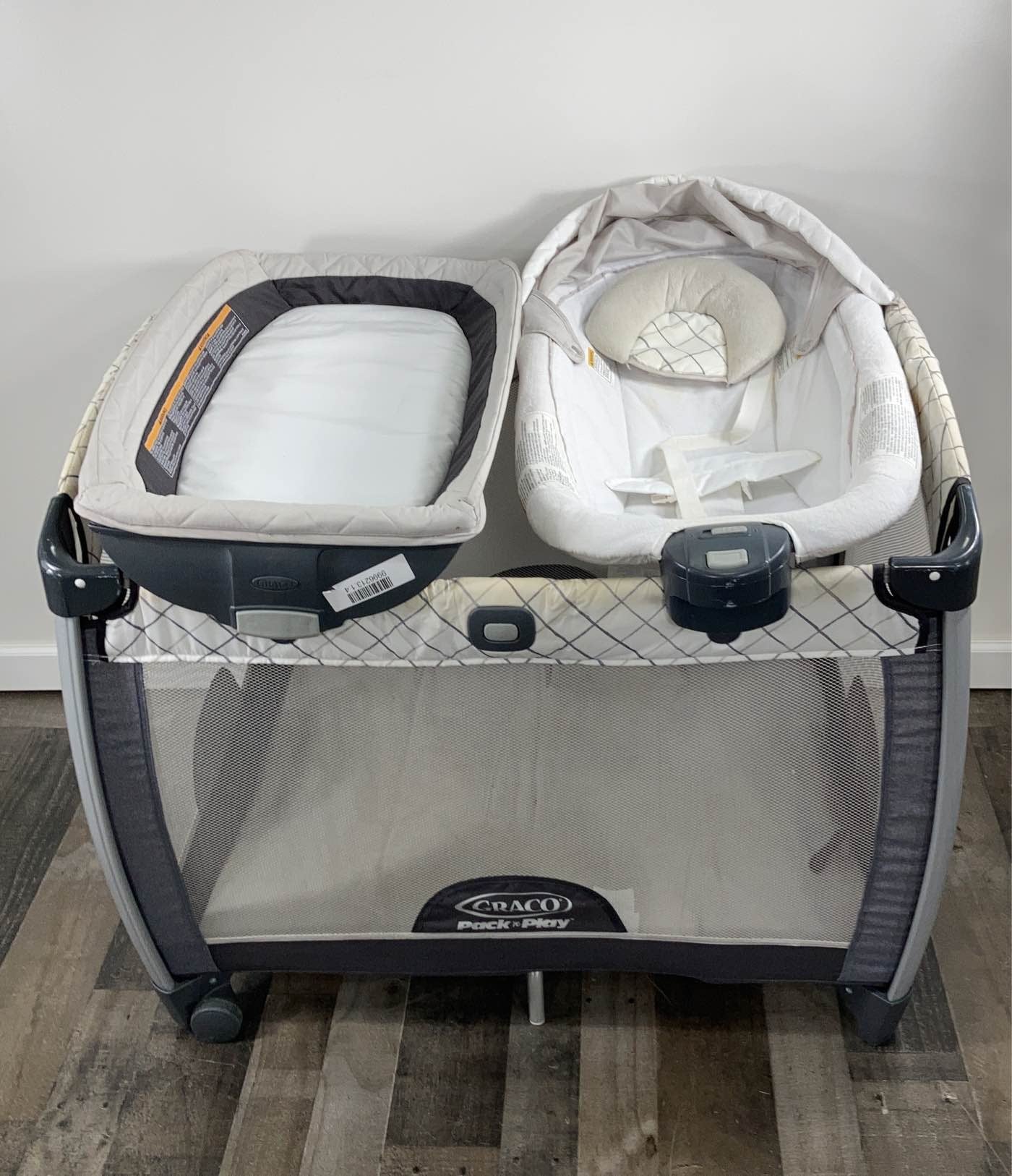 Quick Connect Bassinet Insert For Graco Pack And Play Dlx Playard