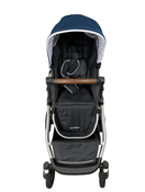 secondhand Mockingbird Single to Double Stroller, 2022, Silver with Penny Leather, Windowpane, Sea