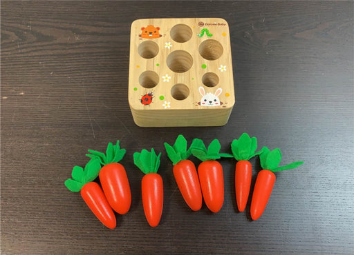 secondhand Goryeo Wooden Carrot Harvest Toy