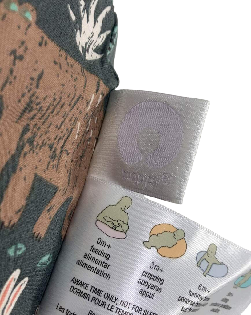 Boppy Nursing and Infant Support Pillow, Green Forest Animals