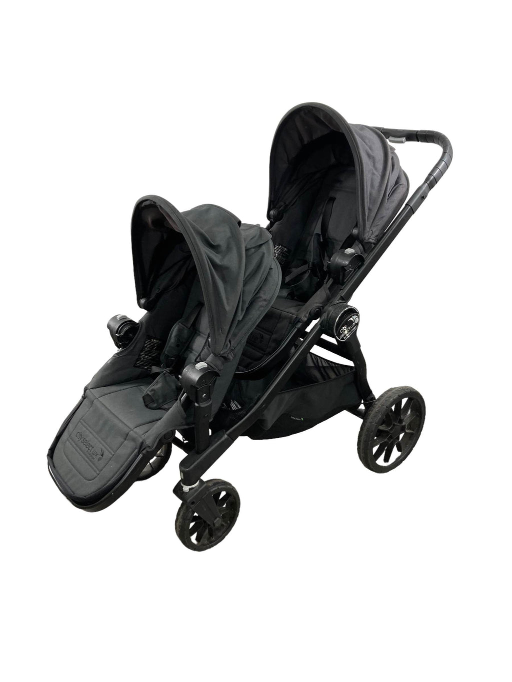 Baby Jogger City Select Lux Double Stroller, 2018, Granite
