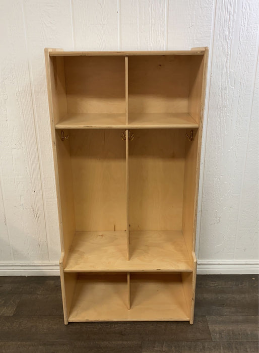 used Wooded Storage Organizer