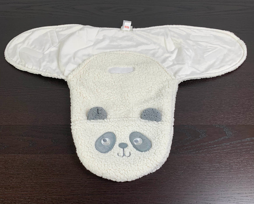 secondhand Chickpea Sherpa Swaddle, 0-3 Months Panda