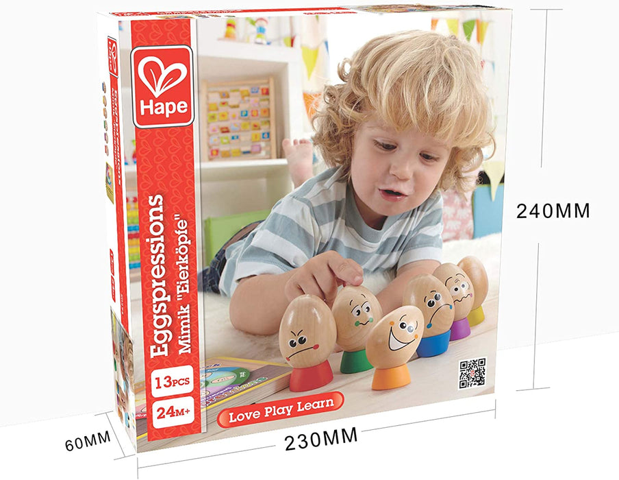 Hape Eggspressions Wooden Learning Toy With Book