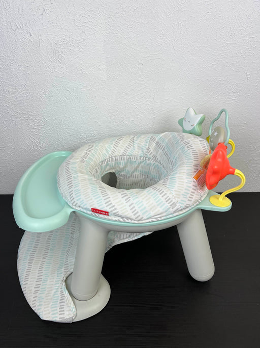 secondhand Skip Hop 2-in-1 Sit-up Activity Baby Chair, Silver Cloud Lining