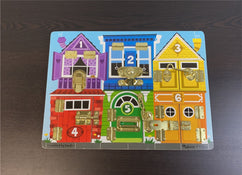 used Melissa & Doug Latches Board