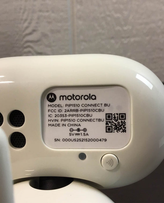 used Motorola PIP 1510 Connect 5" 1080p Remote Pan/Tilt Video Baby Monitor