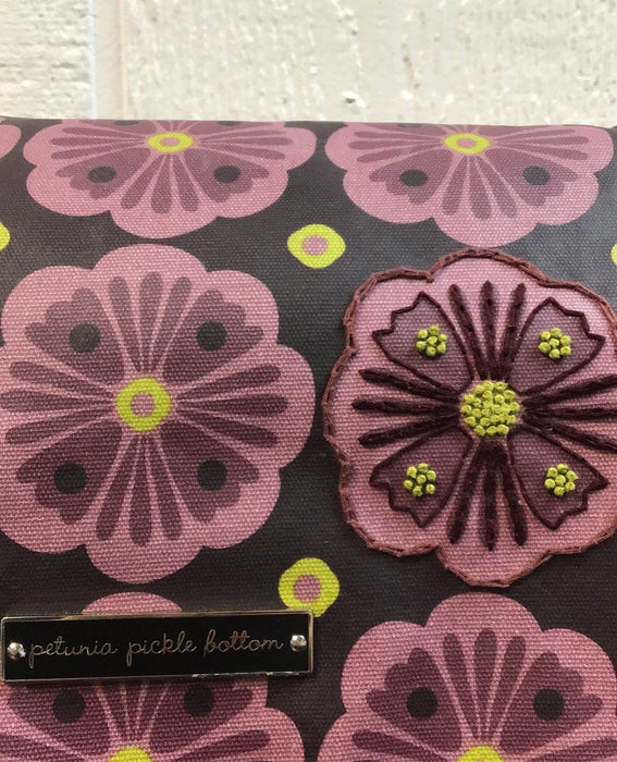 used Petunia Pickle Bottom Boxy Backpack Diaper Bag