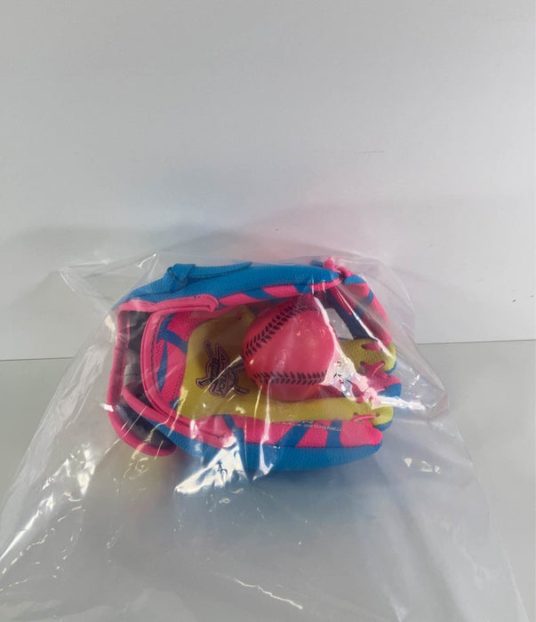 Shop Franklin Sports Youth Glove, Pink/Yellow/Blue at GoodBuy Gear
