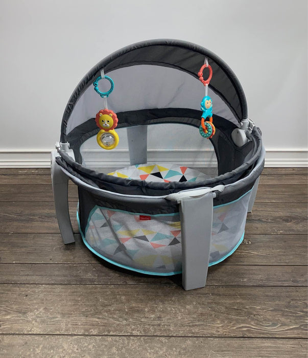 used Fisher Price On-the-Go Baby Dome, Windmill